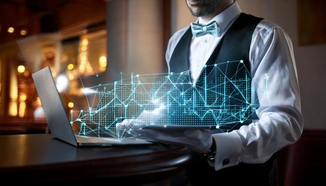 Business Professional Handling Reports